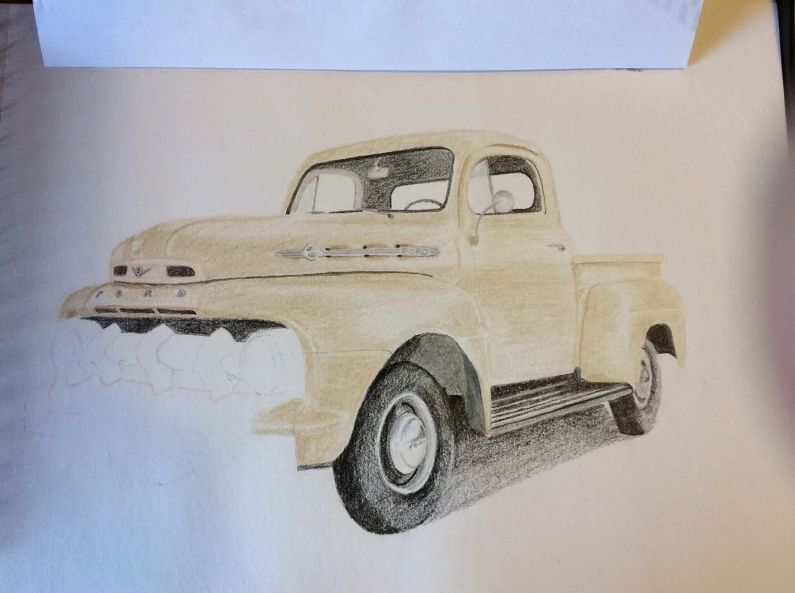1952 Truck, note cards or prints