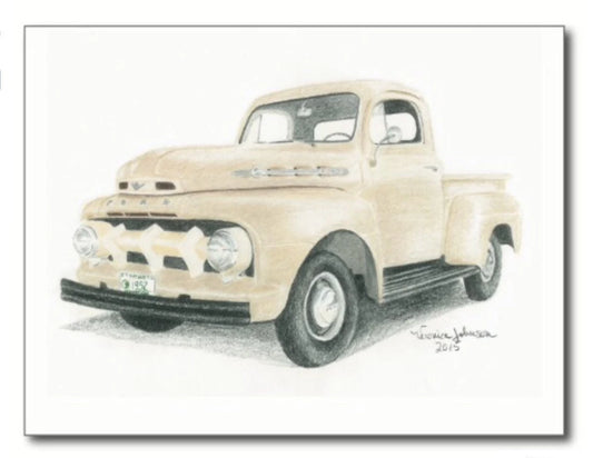 1952 Truck, note cards or prints