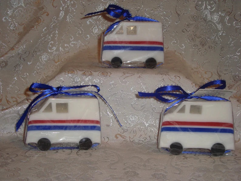 First Class Soap - Mail Truck Soap - letter carrier gift - postal worker present - mailman gift